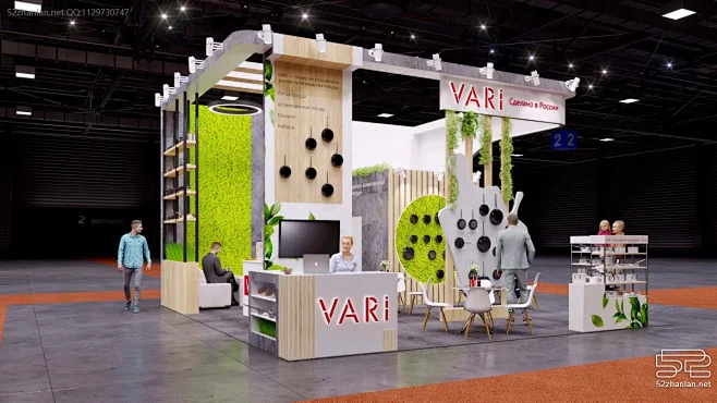 【VARI】展台设计分享 – 52展览设计-花瓣网