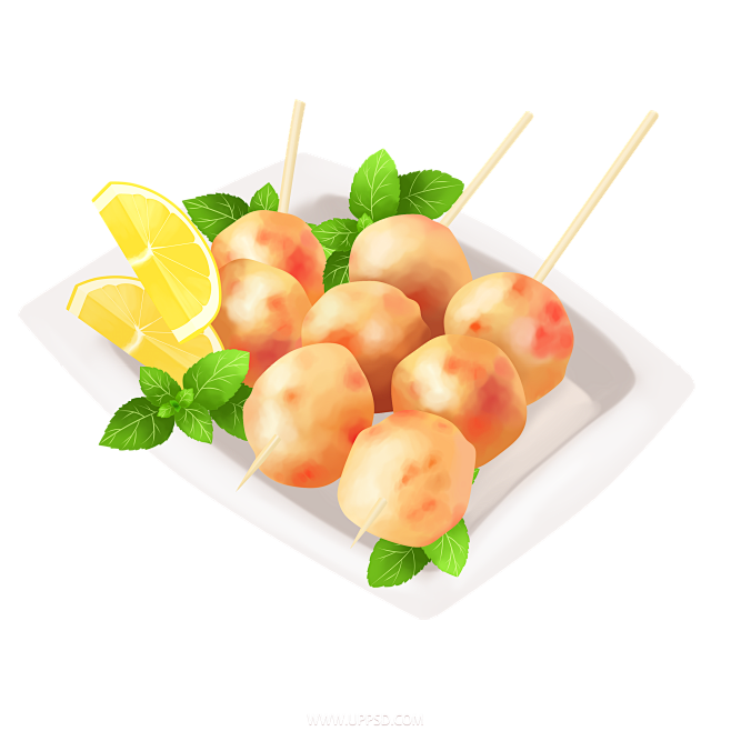美食插画PNG图片