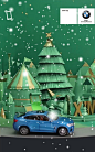 BMW宝马：Merry X,mas 汽车圣诞节H5网页 来源自黄蜂网http://woofeng.cn/