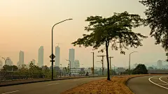 Mac高清壁纸下载-加拿大本拿比城市道路动态壁纸- macw下载站