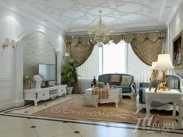 优雅，简约的客厅，营造出出温馨的氛围。