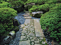 日式庭院汀步石步道景观_园路栈桥_私家花园_景观设计_图++_图加加