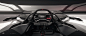 AUDI_PB18_INT : The all-electric Audi PB 18 e-tron presents a radical vision for the high-performance sports car of tomorrow. Broad and flat, visibly inspired by the wind tunnel and the race track, its very presence signals that it is destined to push bou