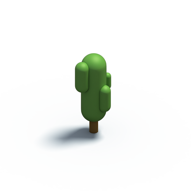 C4D树木与植物3D立体模型