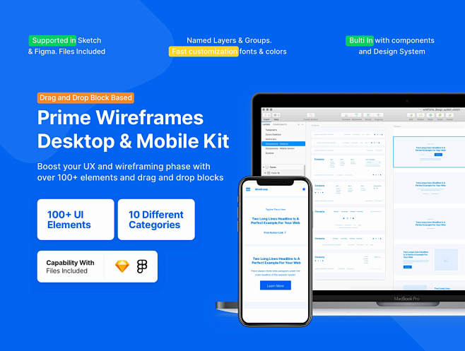 线框图工具包Wireframe KitW...