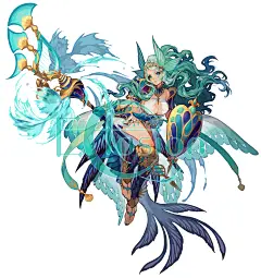 #美少女戦士セーラームーン 人鱼海王星 - eclosion的插画