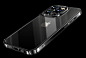 iPhone15苹果手机全透明手机壳渲染