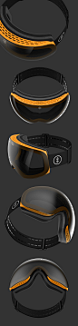 Electric Goggles : In designing goggles for Electric, I had the opportunity to create two distinct products. For both, I wanted to make a bold gesture that clearly communicated the goggle's story.