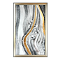 现代简约立体实物油画手绘纯手工竖版创意抽象艺术挂画客厅装饰画-淘宝网