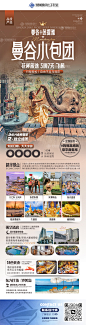 曼谷芭提雅泰国旅游海报设计