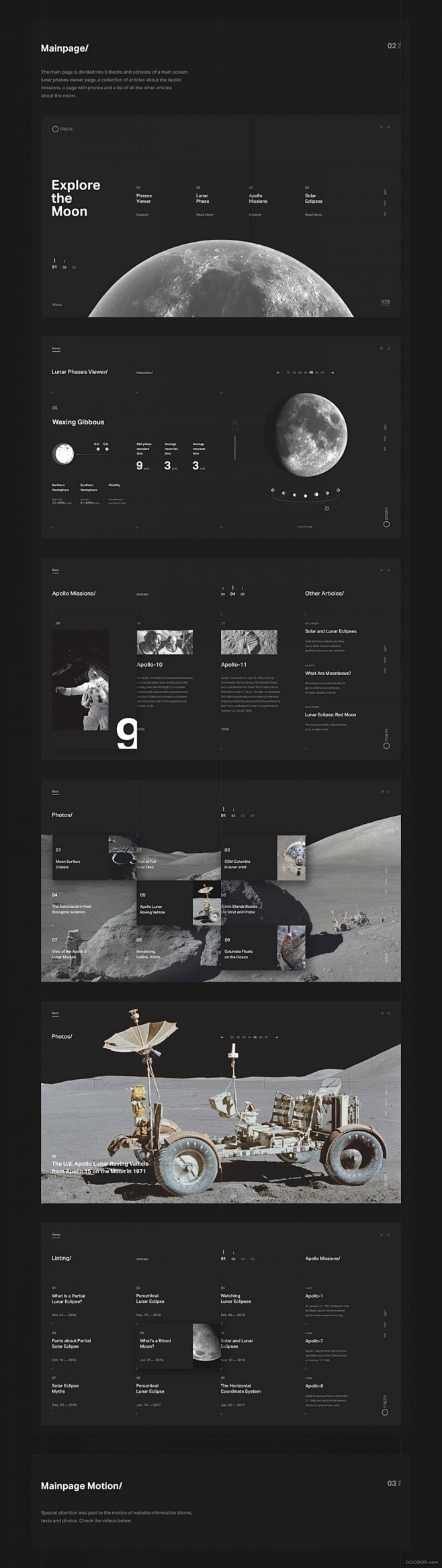 探索月球-月球科学博物馆网站设计-俄罗斯...