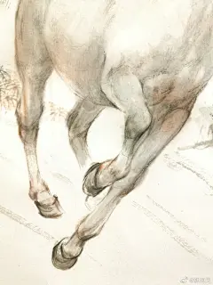 @微博国画    @中国播音主持网   
马作的卢飞快，弓如霹雳弦惊。——宋 辛弃疾《破阵子·为陈同甫赋壮词以寄之》

全国居民身份证防伪图案设计者 著名画家 敦睦堂主人 @晁谷  先生作品雅赏 ​​​​