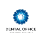 Colorful modern dental logo