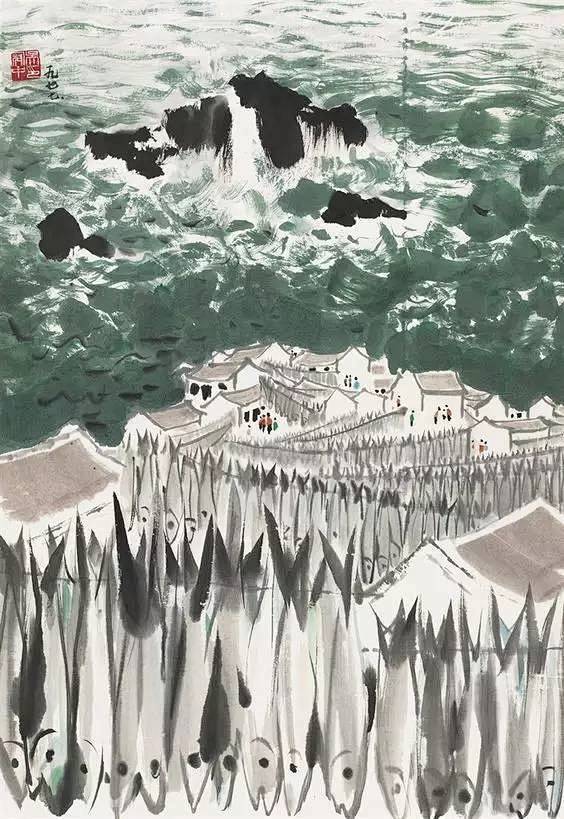 【绝美】吴冠中作品集（300张高清） :...