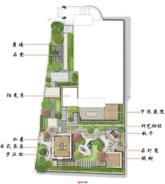 日式庭院平面图的 搜索结果_360图片