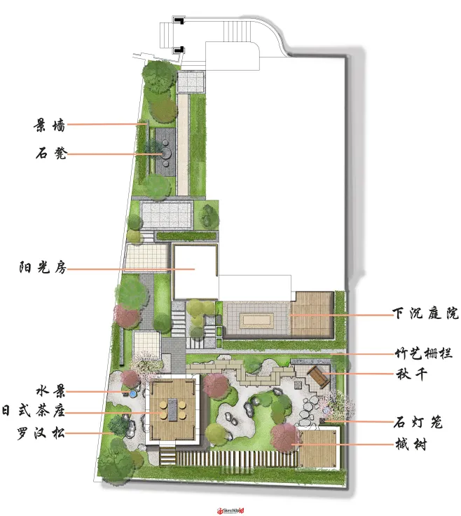 日式庭院平面图的 搜索结果_360图片-花瓣网