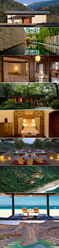 Aman resorts是全球最佳度假酒店管理公司，每个酒店的设计都是根据所在地域的特色而来，而且都很美丽，就像一幅幅地域风情画，其中在中国有杭州法云和北京颐和园两处。