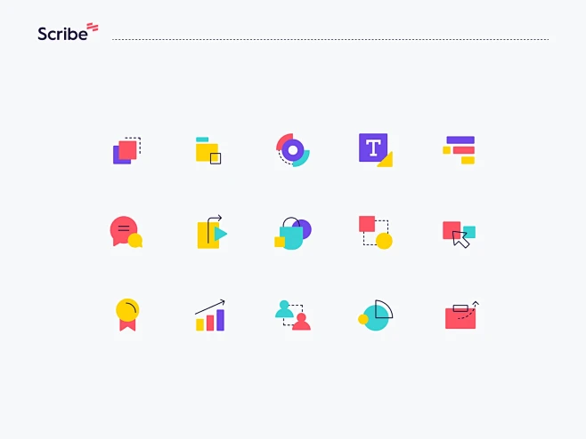 Scribe Icon Set-花瓣网