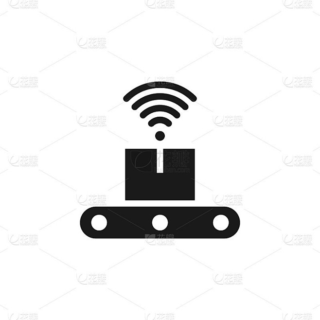 批量生产，传送带人图标-向量。简单的元素插图从UI概念。批量生产，传送带人图标-向量。信息图概念矢量