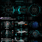 AE模板-800+电影游戏高科技HUD科幻UI动画元素合集包-天天素材网
