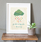 Skies Are Grey 11x14 Childrens Art Print