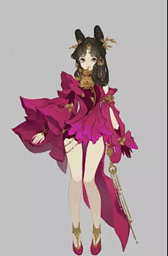 绿波凉月采集到原画人设