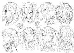 庞佰采集到速写