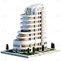 立体3D大楼建筑大厦办公楼元素