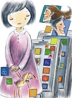 边玩手机边陪孩子也是冷暴力 易引亲子冲突