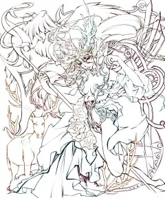 古风线稿_DaMai__0381