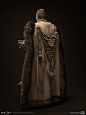 Ghost of Tsushima - Khotun Khan , Emre Ekmekci : I did the high poly sculpting for Khotun Khan's costume and weapons. Khotun Khan being the badass Mongol leader that he is, needed to look larger and more intimidating than any other character even though h