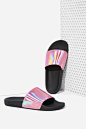 Sixty Seven Ariel Slides - Pink Hologram - Flats | 