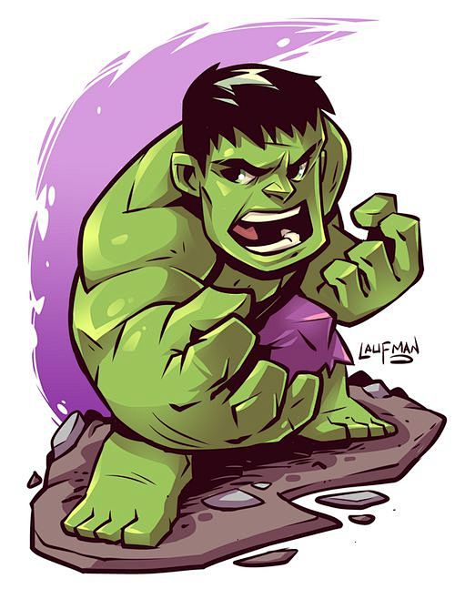 Hulk Print by Derek ...