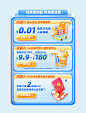 蓝色双12双十二省薪玩法促销购物机械风电商展示框