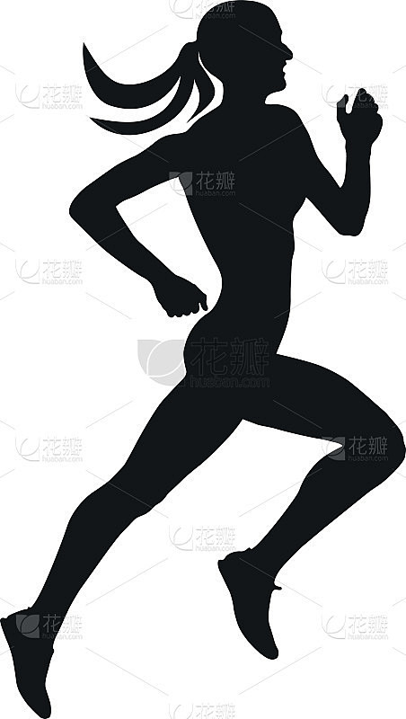 女性跑步运动员