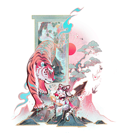 大大大肥羊采集到插画-国风