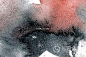 神秘时尚黑沙水彩污渍质感纹理手绘水彩透明背景设计素材2414-淘宝网