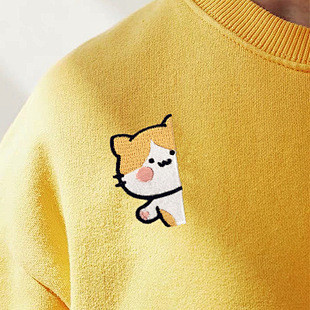 萌爆柴犬 卡通刺绣布贴衣服补丁贴小红书贴...