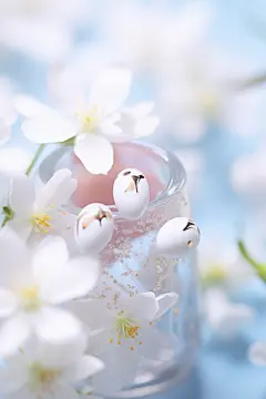 白色系的经典美甲