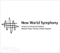 新世界交响乐中心：标志中包涵了NWS，通过波浪线条结合交响乐乐谱的灵感元素表现出来。  