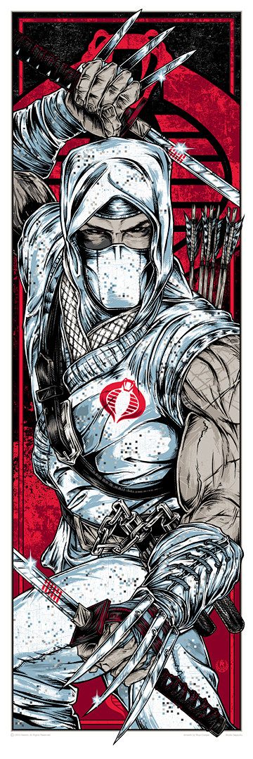 joe艺术蛇眼,眼镜蛇指挥官,风暴阴影,和杜克 - geektyrant绘画(动漫