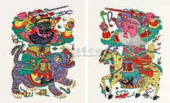 【苏州桃花坞木刻年画选】