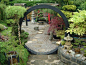 Amazing blog full of really good pictures by a passionate GEORGE and his JAPANESE GARDEN :: this is his moongate: 