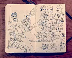 I&amp;B插画丨这才是速写本！别在你的本子上胡逼画了，求你了