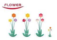 小花2  - 源文件下载【酷图网】花,花朵,卡通,彩色,简笔画,扁平风,简单花朵,花朵元素,设计元素,PSD分层素材,一朵花,一颗花,小花,卡通花,草地,小草,花园,花朵装饰