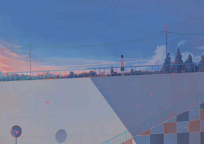 落日没有余辉