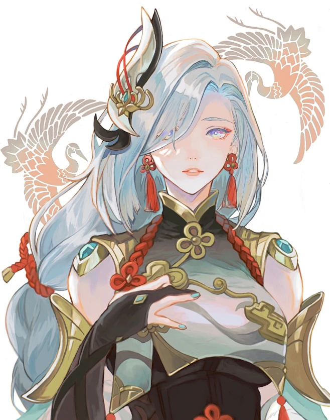 __shenhe_genshin_impact_drawn_by_mumu_vosp ...