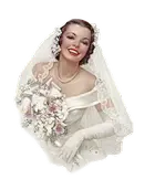 复古海报女郎欧美复古美女海报女郎手绘性感丰满怀旧妩媚摩登画册招贴插画20世纪古典PNG素材俏女郎Pinup Girls ，【查看来源浏览大图】2386*3040像素