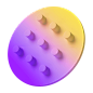 gradient abstract 3d shape
