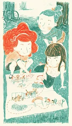 现定居伦敦的Simona Ciraolo是一位儿童读物作家，同时也是一位童书插画家。她毕业于意大利国家电影学院动画专业，并于2014年获得了剑桥的童书插画硕士学位 .